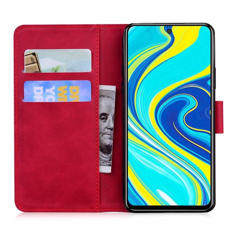 For Xiaomi Redmi Note 9S / Note 9 Pro / Note 9 Pro Max Skin Feel Pure Color Flip Leather Phone Case