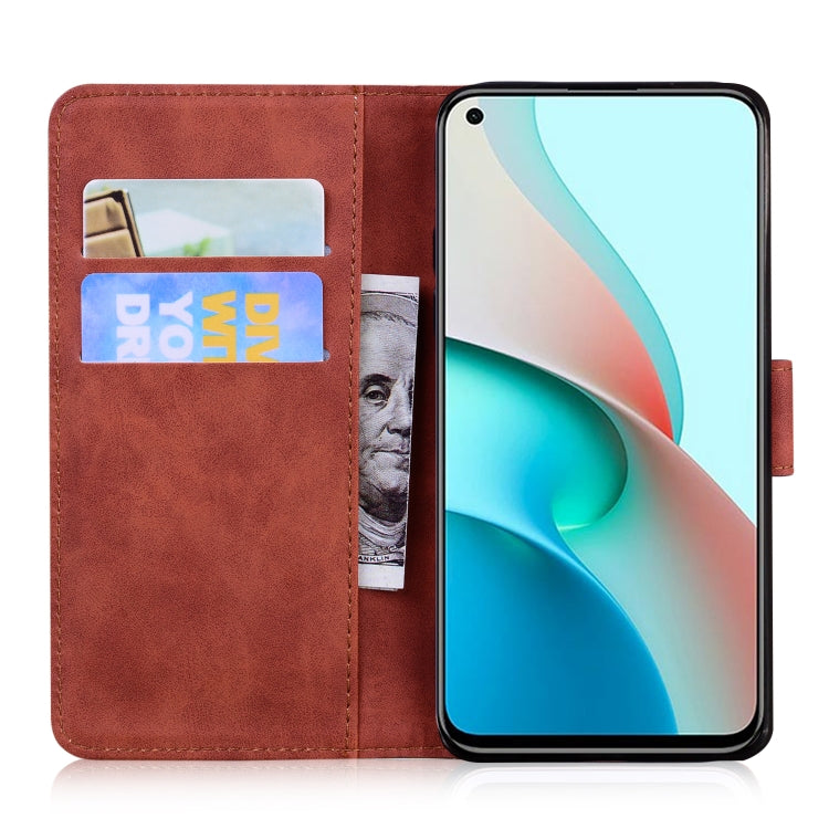 For Xiaomi Redmi Note 9 5G CN Version / Note 9T Skin Feel Pure Color Flip Leather Phone Case