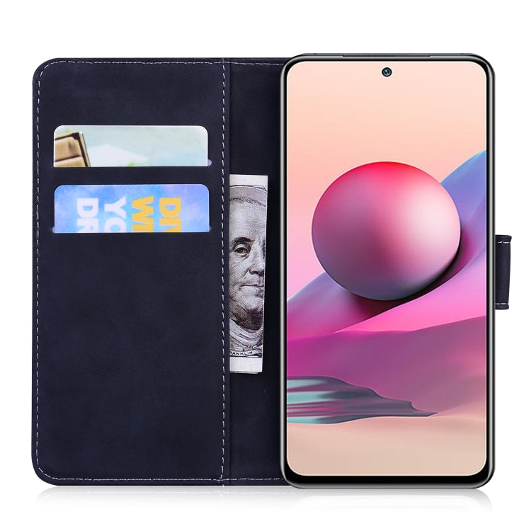 For Xiaomi Redmi Note 10 4G / Note 10s Skin Feel Pure Color Flip Leather Phone Case