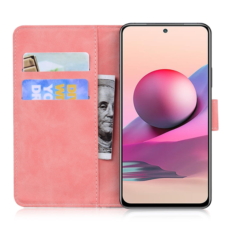 For Xiaomi Redmi Note 10 4G / Note 10s Skin Feel Pure Color Flip Leather Phone Case