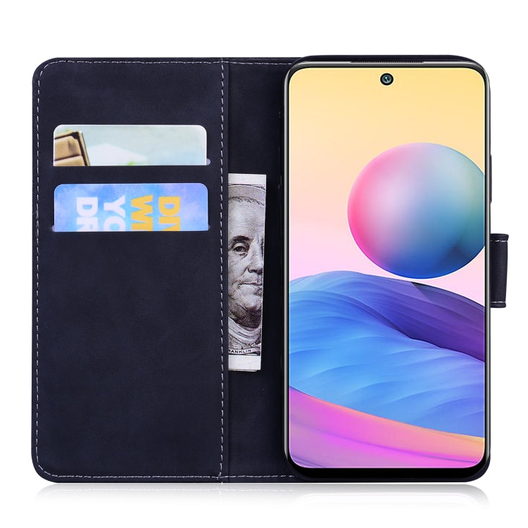 For Xiaomi Redmi Note 10 5G / Poco M3 Pro 5G Skin Feel Pure Color Flip Leather Phone Case