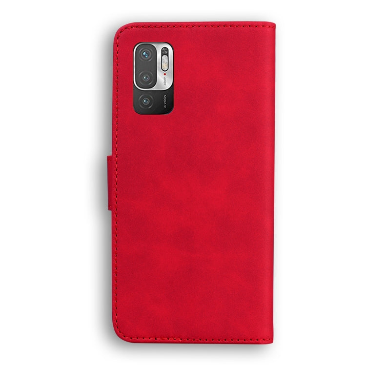 For Xiaomi Redmi Note 10 5G / Poco M3 Pro 5G Skin Feel Pure Color Flip Leather Phone Case