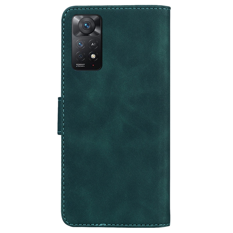 For Xiaomi Redmi Note 11 Pro 5G / 4G Foreign Version Skin Feel Pure Color Flip Leather Phone Case