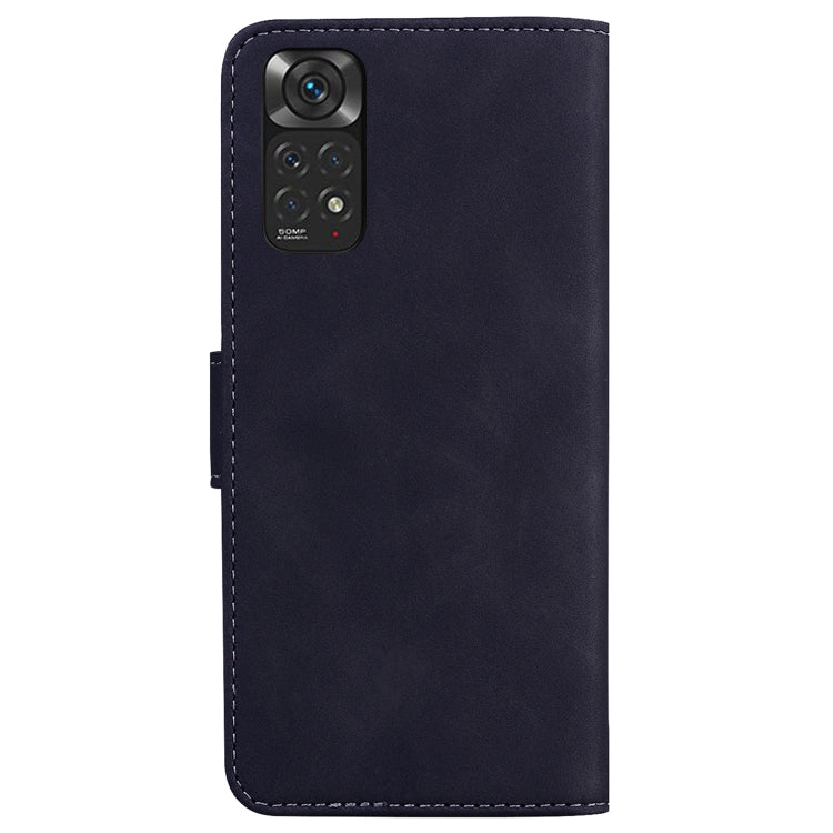 For Xiaomi Redmi Note 11 Global / Note 11S Skin Feel Pure Color Flip Leather Phone Case