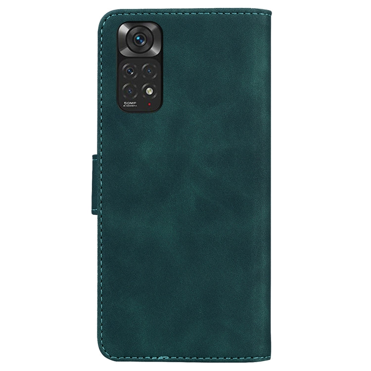 For Xiaomi Redmi Note 11 Global / Note 11S Skin Feel Pure Color Flip Leather Phone Case