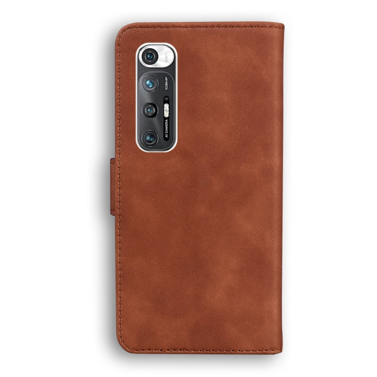 For Xiaomi Mi 10S Skin Feel Pure Color Flip Leather Phone Case
