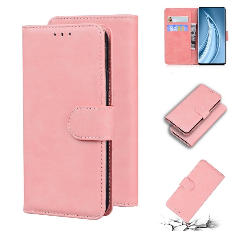 For Xiaomi Mi 10S Skin Feel Pure Color Flip Leather Phone Case