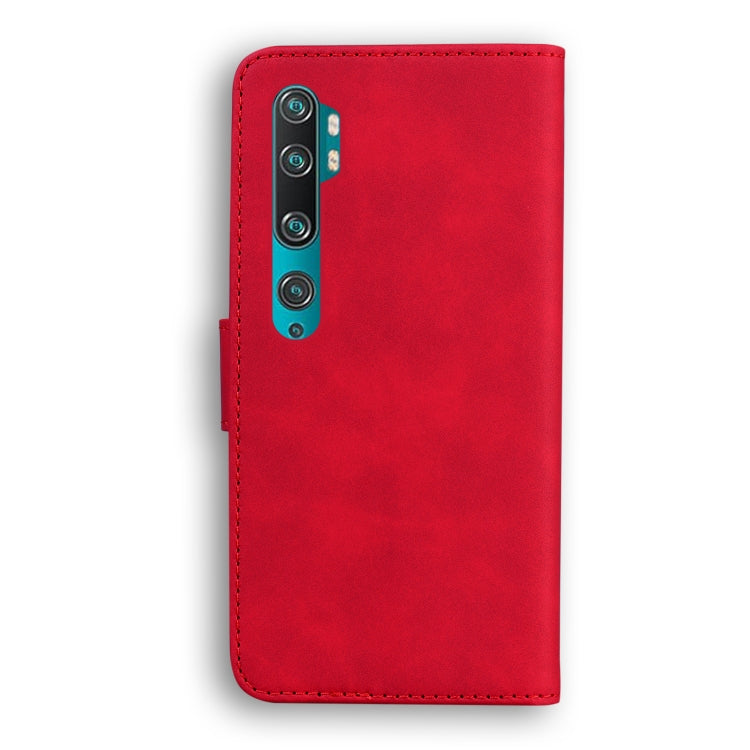 For Xiaomi Mi CC9 Pro / Note 10 / Note 10 Pro Skin Feel Pure Color Flip Leather Phone Case