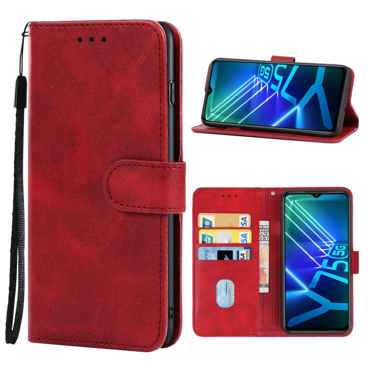 Leather Phone Case For vivo Y75 5G