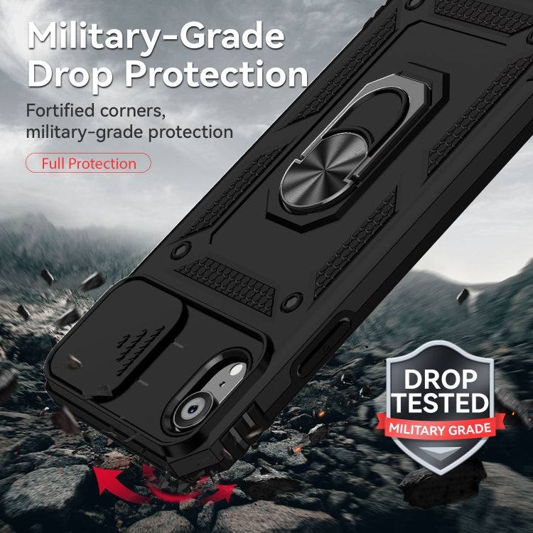 For iPhone XR Sliding Camshield Holder Phone Case