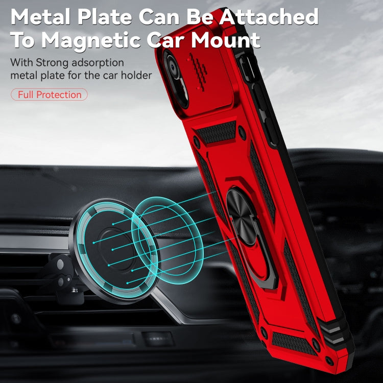 For iPhone XR Sliding Camshield Holder Phone Case