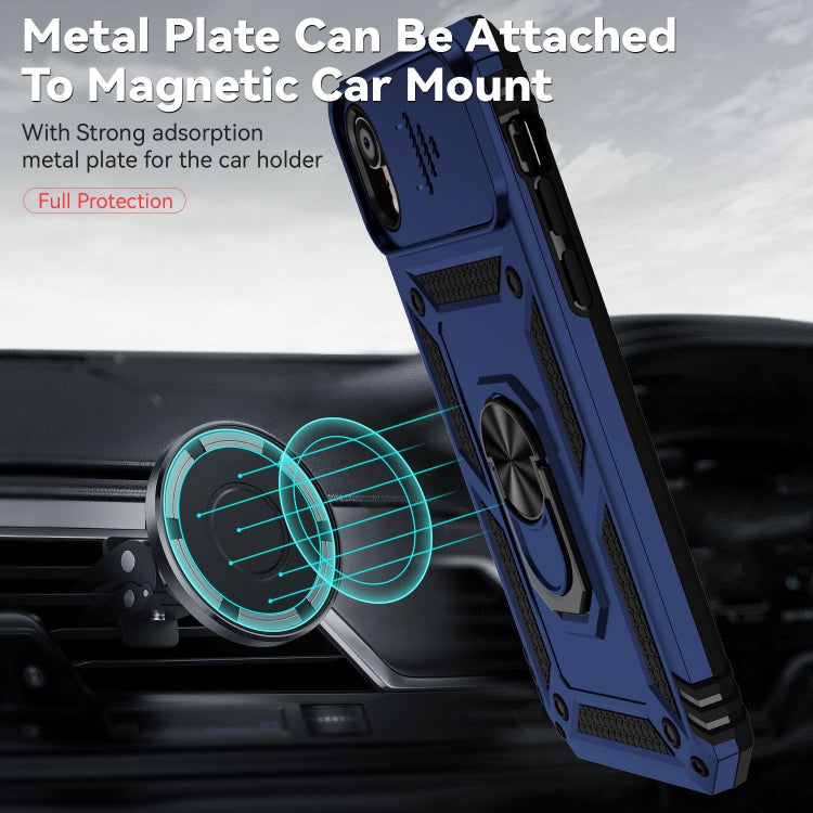 For iPhone XR Sliding Camshield Holder Phone Case