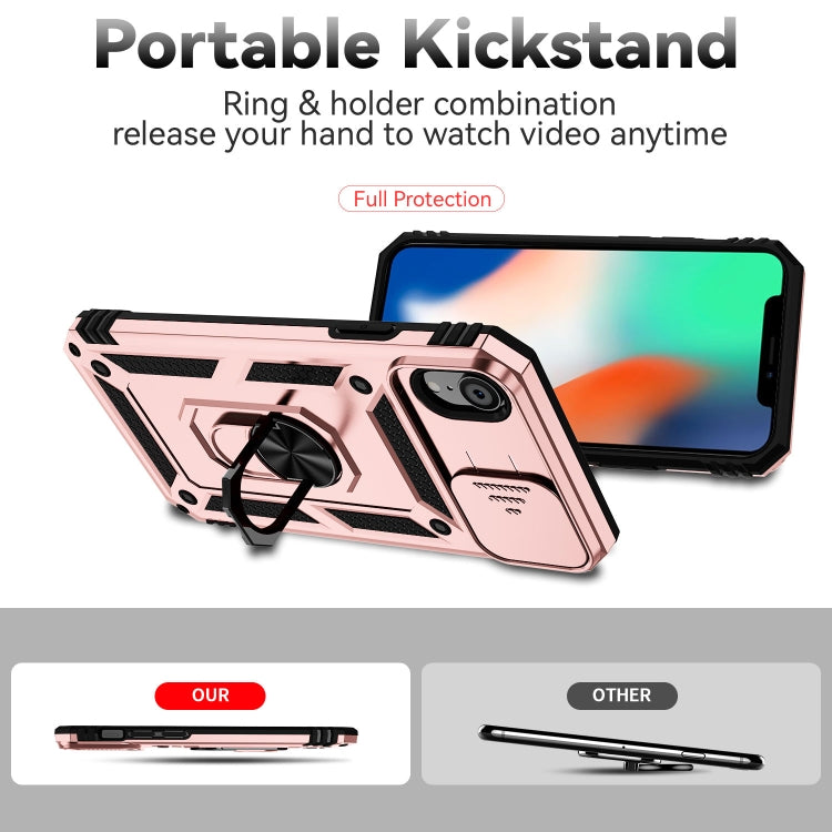 For iPhone XR Sliding Camshield Holder Phone Case