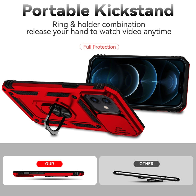 For iPhone 12 mini Sliding Camshield Holder Phone Case
