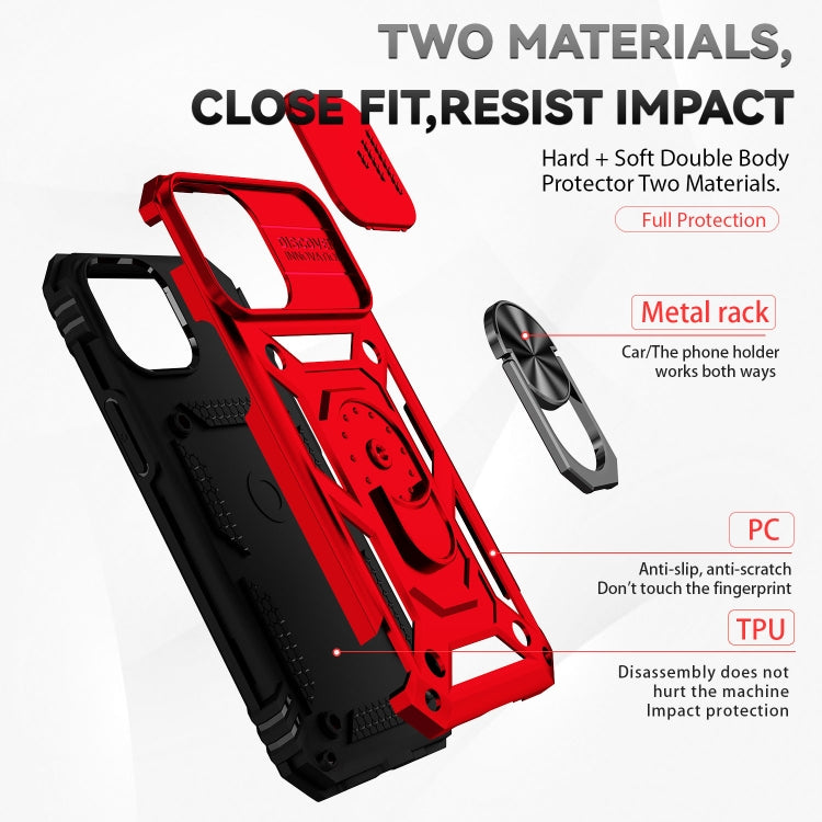 For iPhone 12 mini Sliding Camshield Holder Phone Case