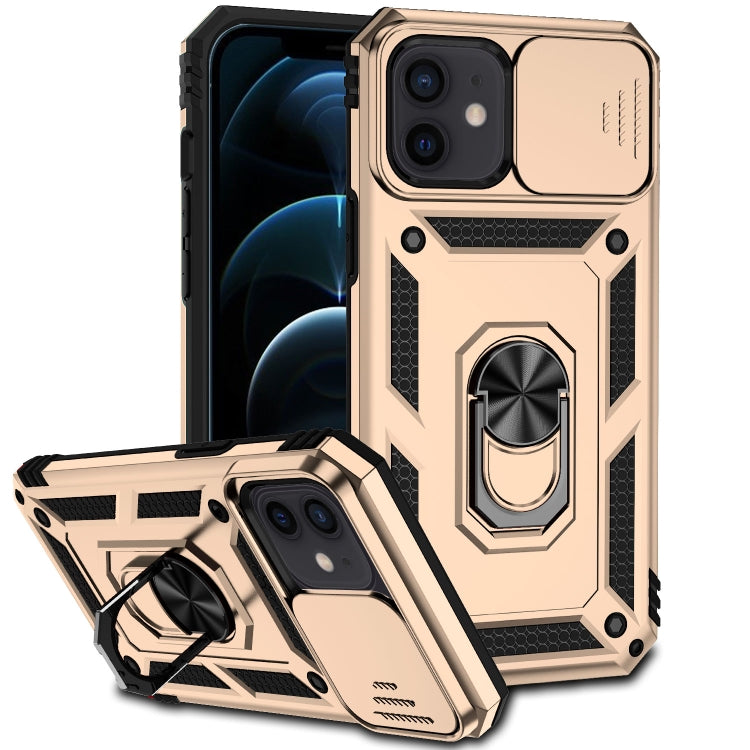 For iPhone 12 mini Sliding Camshield Holder Phone Case