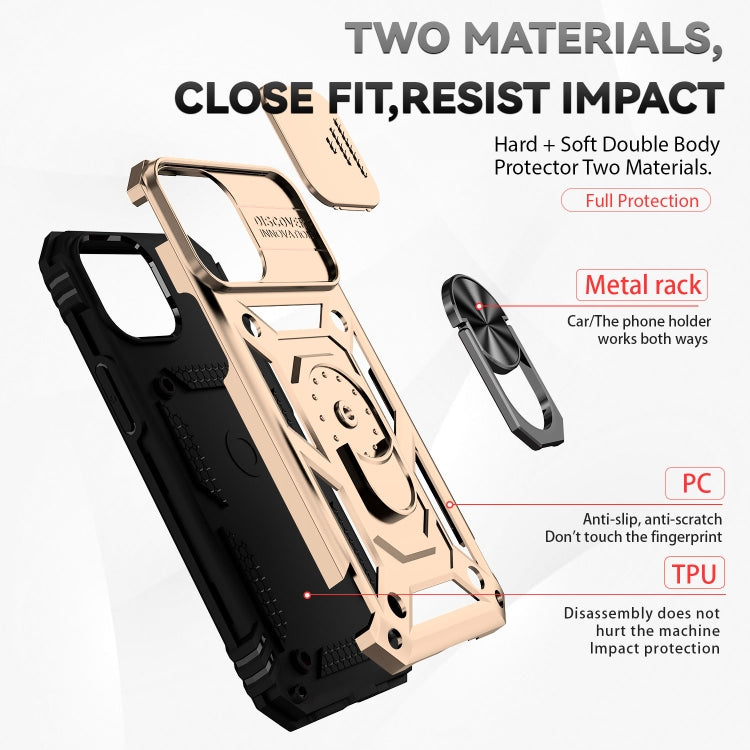 For iPhone 12 mini Sliding Camshield Holder Phone Case