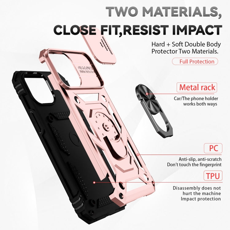 For iPhone 12 mini Sliding Camshield Holder Phone Case