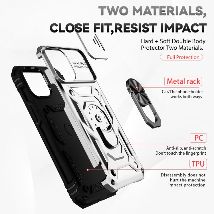 For iPhone 12 mini Sliding Camshield Holder Phone Case