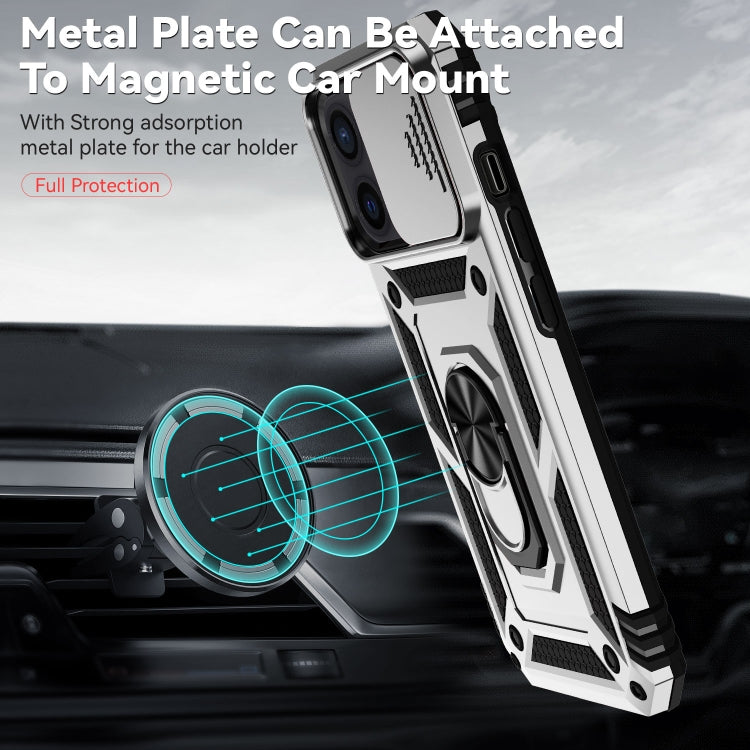 For iPhone 12 mini Sliding Camshield Holder Phone Case