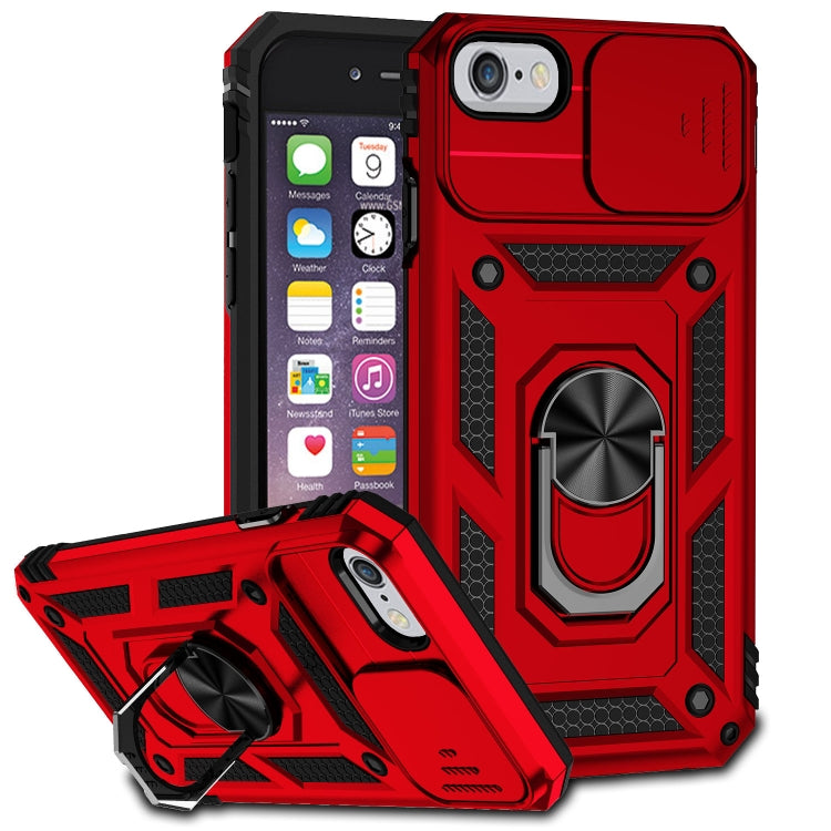 For iPhone SE 2022 / SE 2020 / 8 / 7 / 6 Sliding Camshield Holder Phone Case