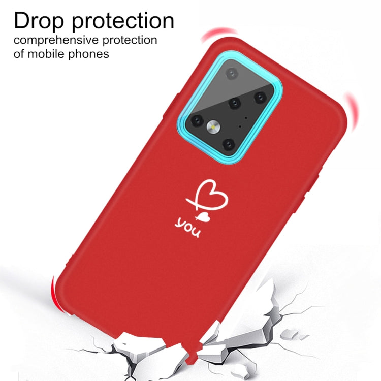 For Galaxy S20 Ultra Love Heart You Pattern Frosted TPU Protective Case
