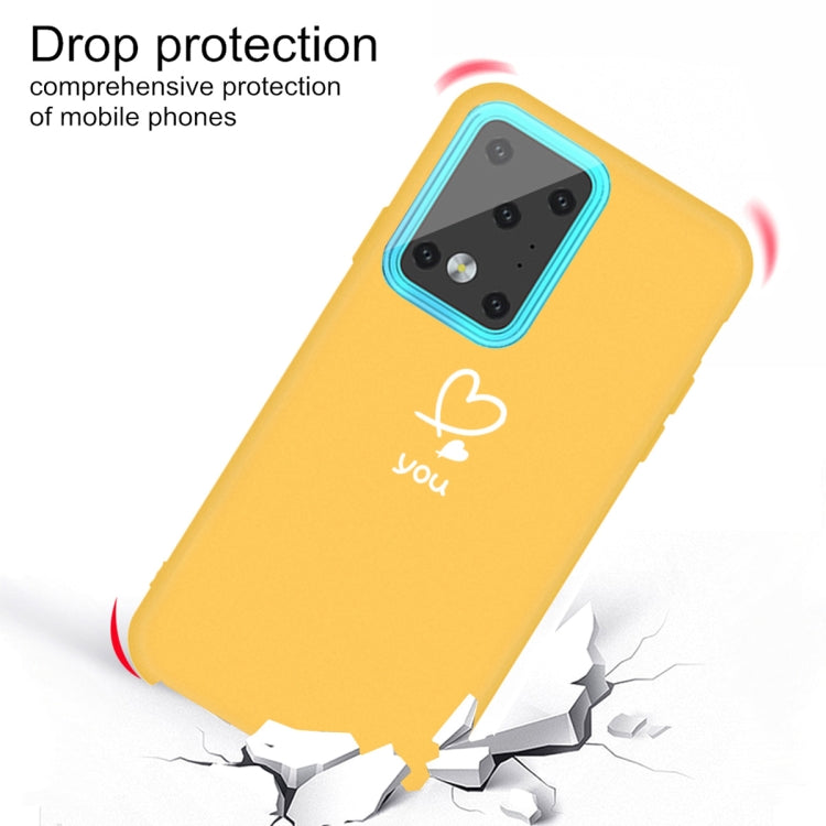 For Galaxy S20 Ultra Love Heart You Pattern Frosted TPU Protective Case