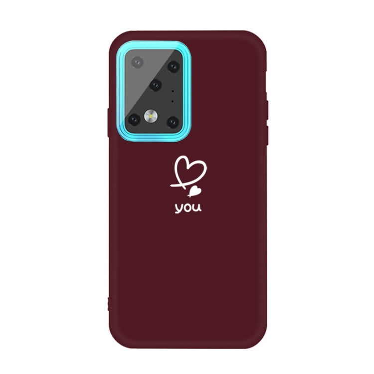 For Galaxy S20 Ultra Love Heart You Pattern Frosted TPU Protective Case
