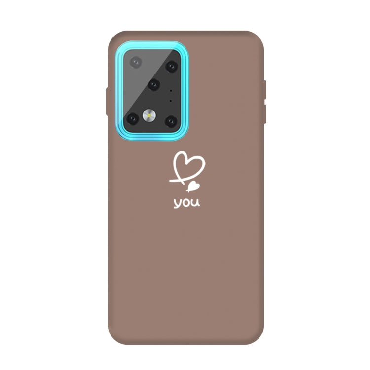 For Galaxy S20 Ultra Love Heart You Pattern Frosted TPU Protective Case