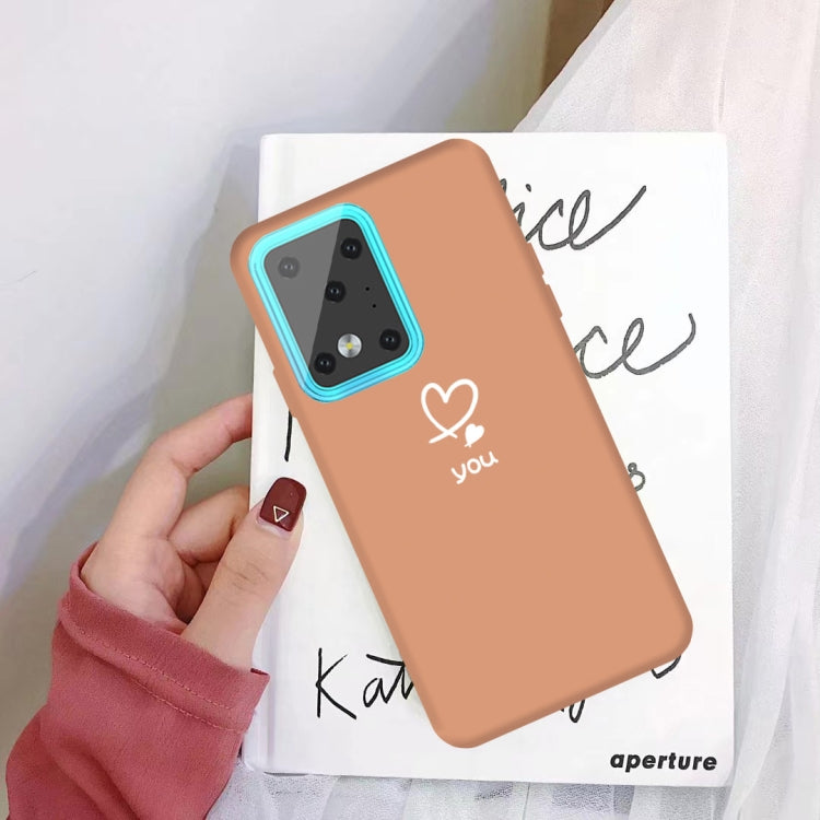 For Galaxy S20 Ultra Love Heart You Pattern Frosted TPU Protective Case