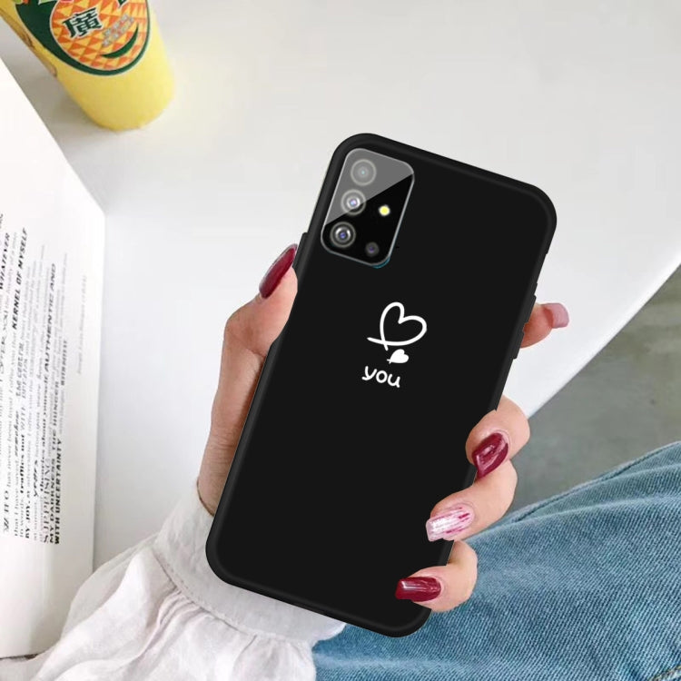 For Galaxy S20 Love Heart You Pattern Frosted TPU Protective Case