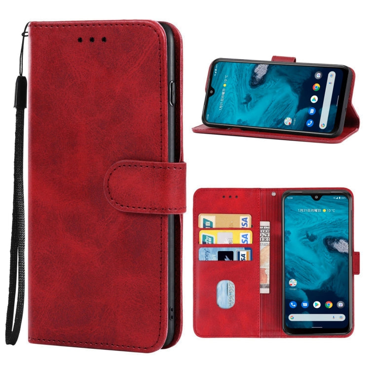 Leather Phone Case For Kyocera Android One S9 / Digno SANGA Edition