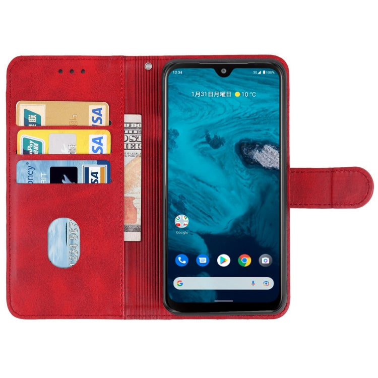 Leather Phone Case For Kyocera Android One S9 / Digno SANGA Edition