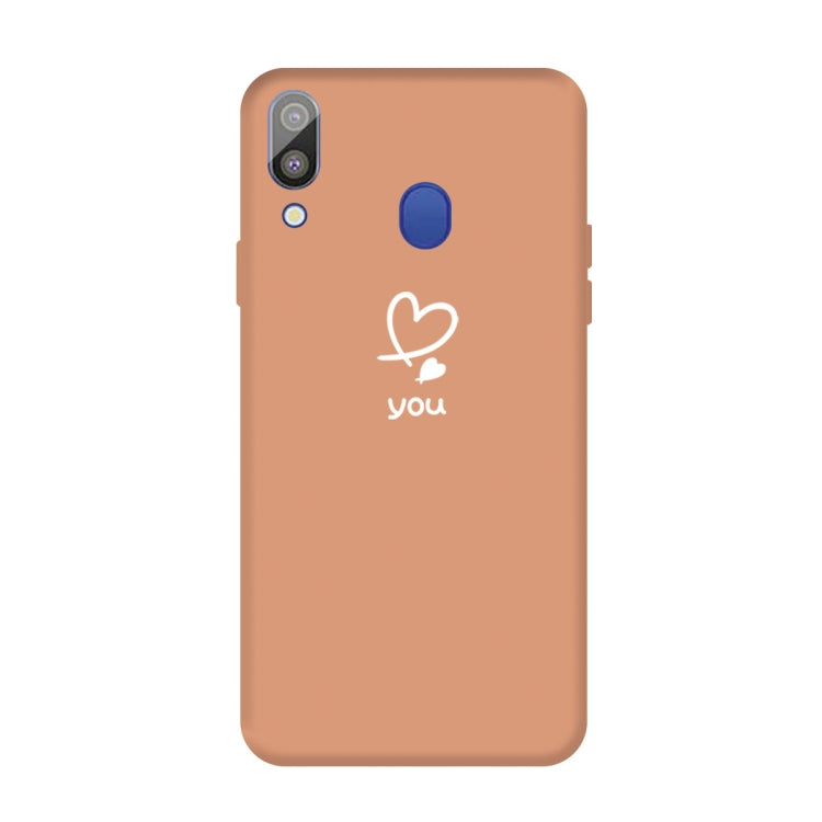 For Galaxy A30 Love Heart You Pattern Frosted TPU Protective Case