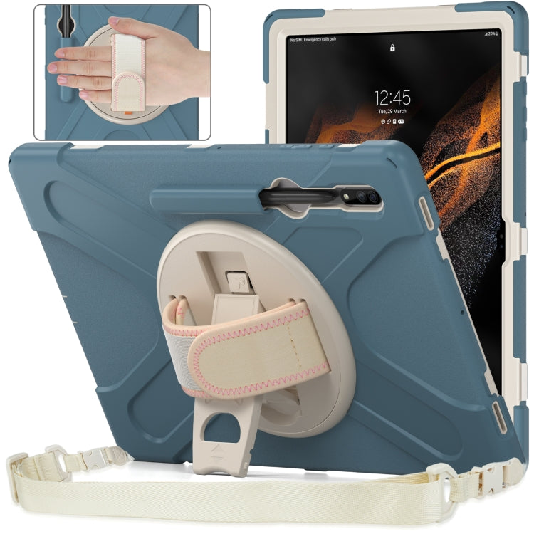 For Samsung Galaxy Tab S8 Ultra Silicone + PC Tablet Case