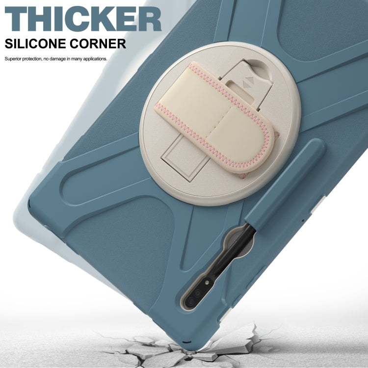 For Samsung Galaxy Tab S8 Ultra Silicone + PC Tablet Case