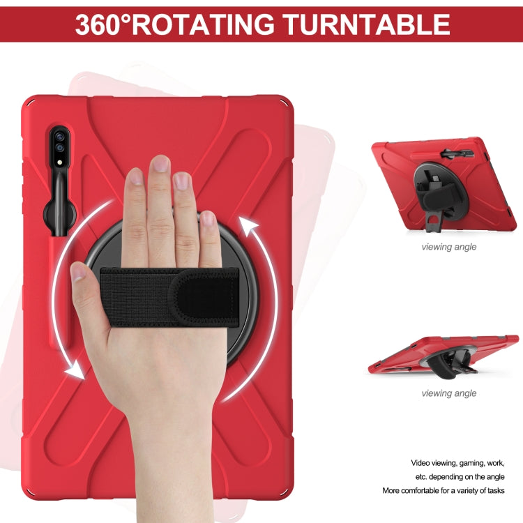 For Samsung Galaxy Tab S8 Ultra Silicone + PC Tablet Case