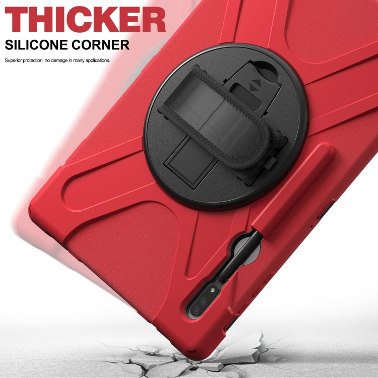 For Samsung Galaxy Tab S8 Ultra Silicone + PC Tablet Case