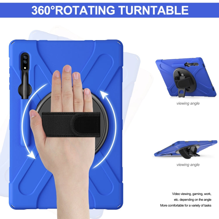For Samsung Galaxy Tab S8 Ultra Silicone + PC Tablet Case