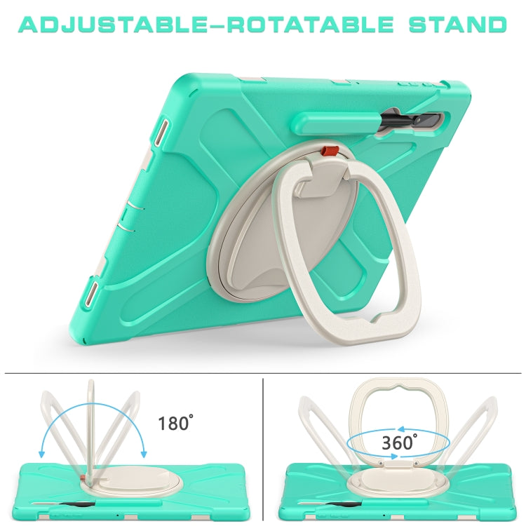 For Samsung Galaxy Tab S8 Ultra Silicone + PC Tablet Case