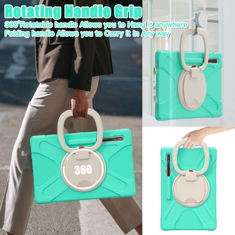 For Samsung Galaxy Tab S8 Ultra Silicone + PC Tablet Case