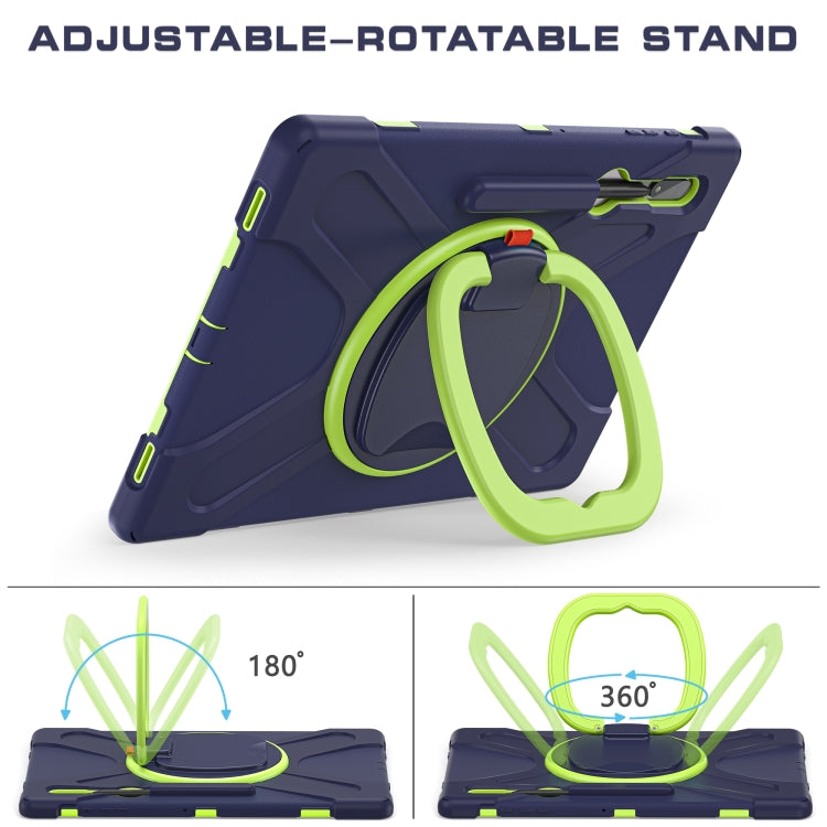 For Samsung Galaxy Tab S8 Ultra Silicone + PC Tablet Case