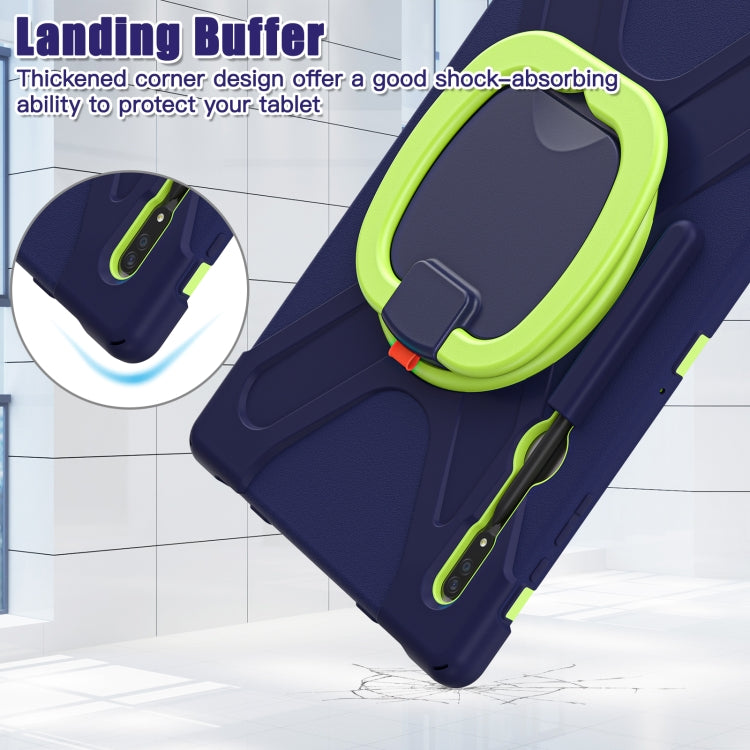 For Samsung Galaxy Tab S8 Ultra Silicone + PC Tablet Case