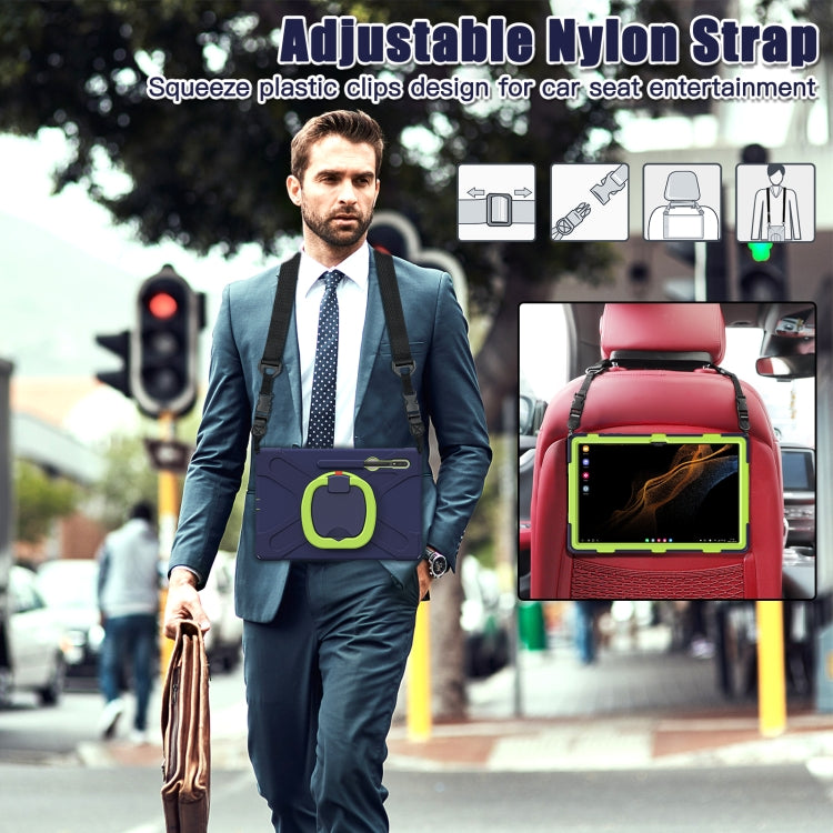 For Samsung Galaxy Tab S8 Ultra Silicone + PC Tablet Case