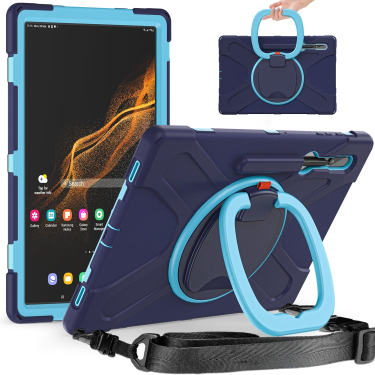 For Samsung Galaxy Tab S8 Ultra Silicone + PC Tablet Case