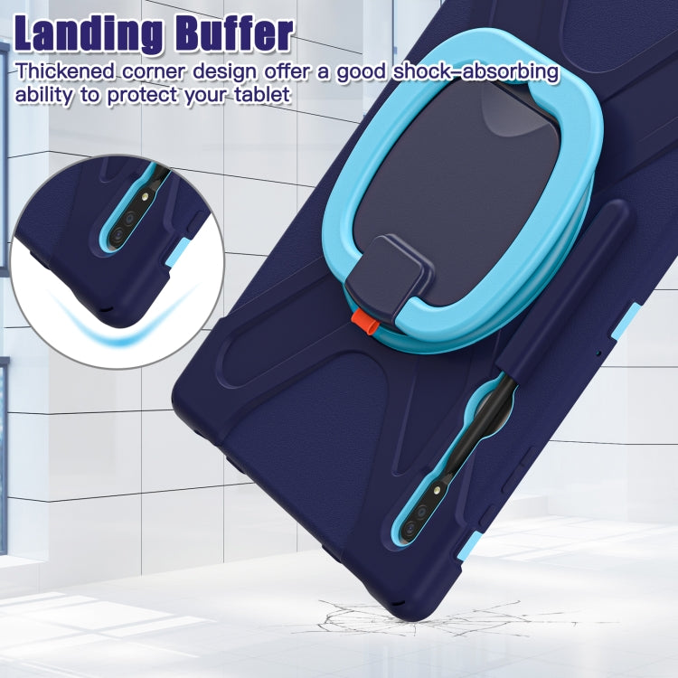 For Samsung Galaxy Tab S8 Ultra Silicone + PC Tablet Case
