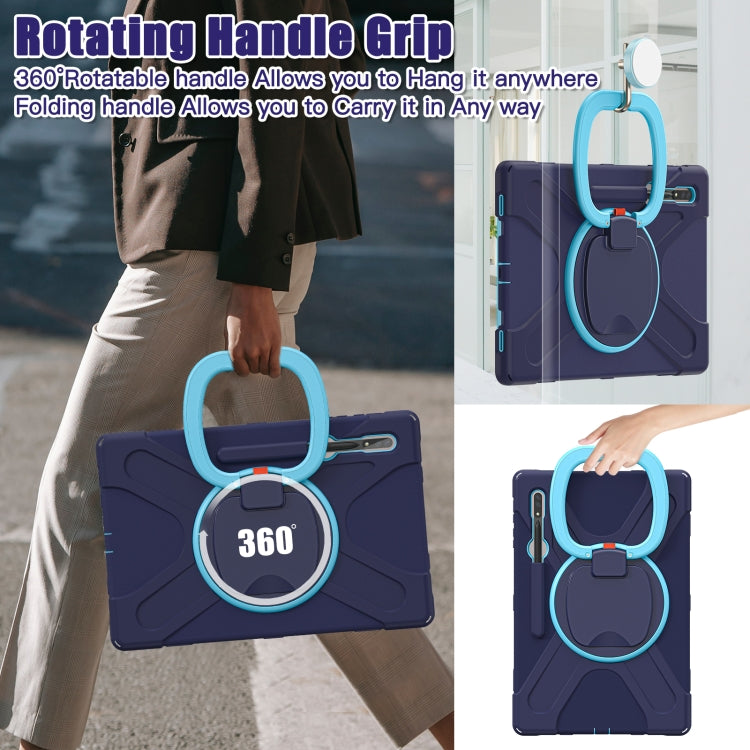 For Samsung Galaxy Tab S8 Ultra Silicone + PC Tablet Case