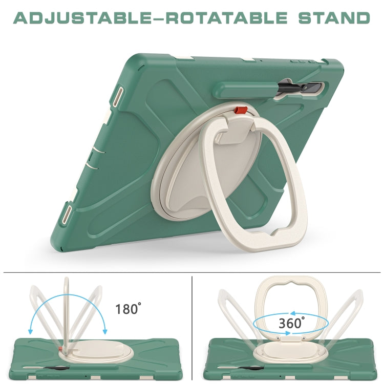 For Samsung Galaxy Tab S8 Ultra Silicone + PC Tablet Case