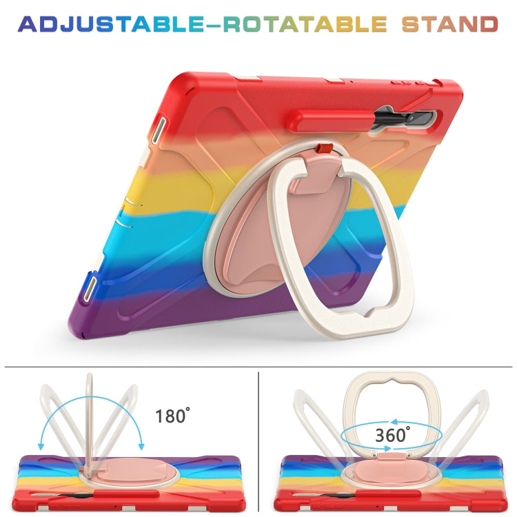 For Samsung Galaxy Tab S8 Ultra Silicone + PC Tablet Case