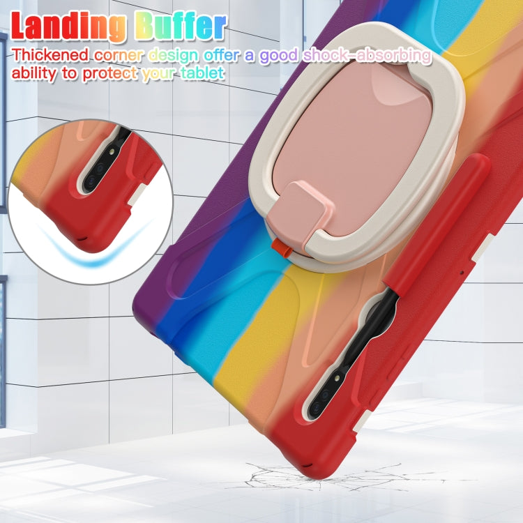 For Samsung Galaxy Tab S8 Ultra Silicone + PC Tablet Case